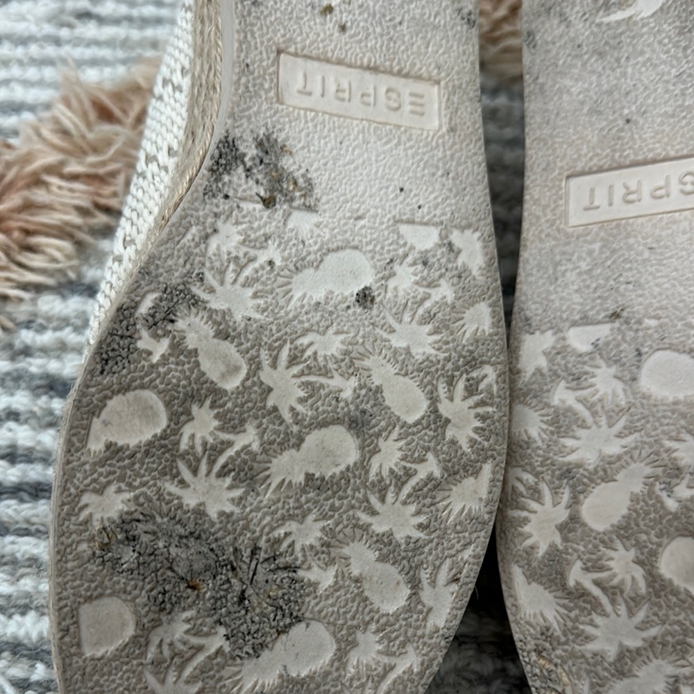 Esprit Beige/Cream Slip-On Espadrilles - Picture 6 of 8